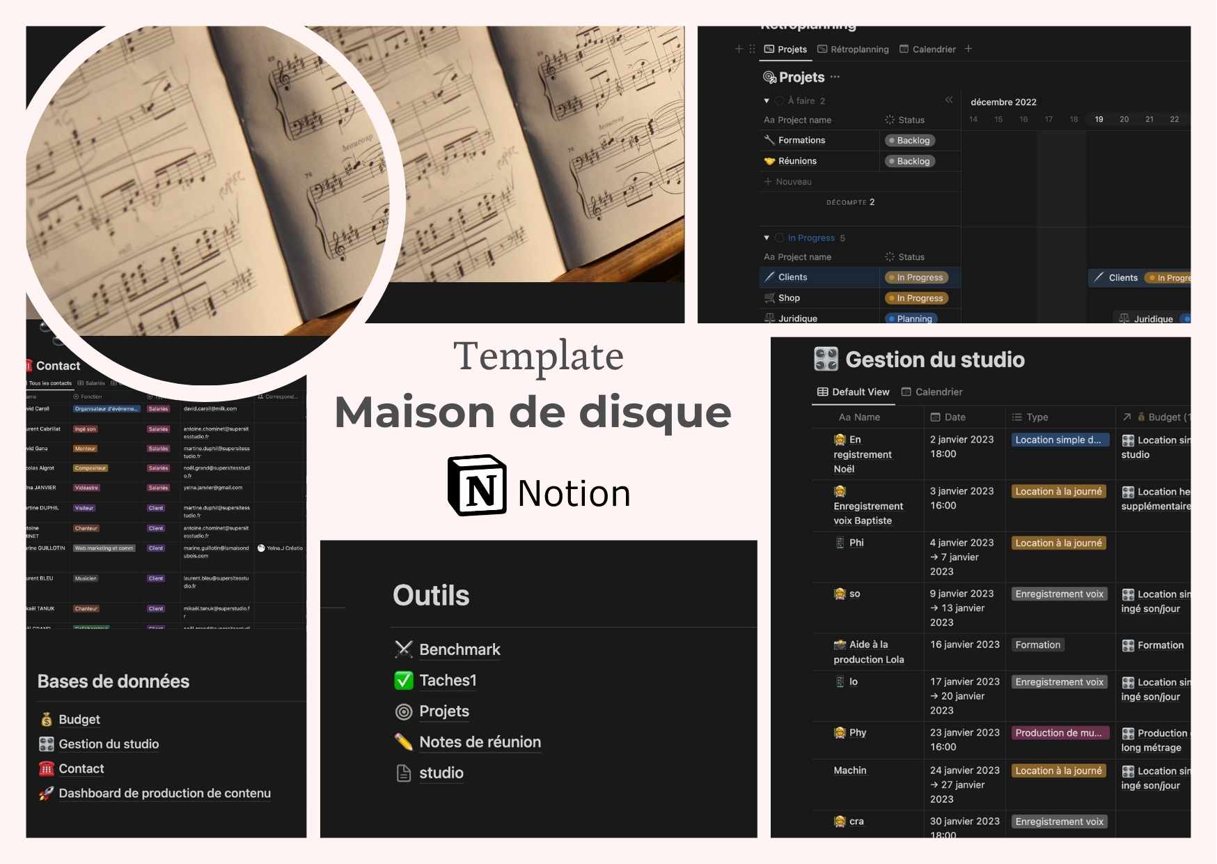 Image template Notion Maison de disque